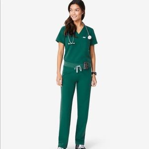 Hunter Green Scrub Pant
